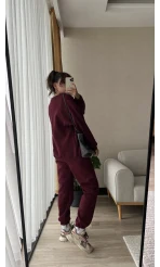 Ross Bisiklet Yaka Bordo Takım İçi Şardonlu