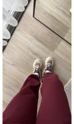Ross Bisiklet Yaka Bordo Takım İçi Şardonlu
