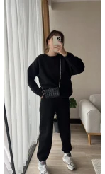 Ross Bisiklet Yaka Siyah Takım İçi Şardonlu