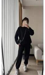 Ross Bisiklet Yaka Siyah Takım İçi Şardonlu