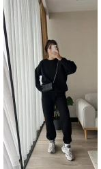 Ross Bisiklet Yaka Siyah Takım İçi Şardonlu