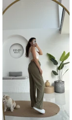 Ru Bürümcük Pantolon Haki - 4023