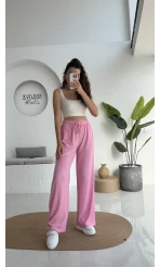 Ru Bürümcük Pantolon Pembe - 4023