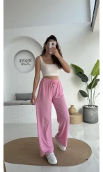 Ru Bürümcük Pantolon Pembe - 4023