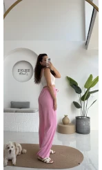 Ru Bürümcük Pantolon Pembe - 4023