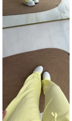 Ru Bürümcük Pantolon Sarı - 4023