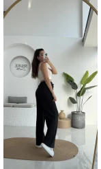 Ru Bürümcük Pantolon Siyah - 4023