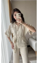 Sahra Müslin Kumaş Tulum
