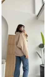 Sakallı Kaşe Tasarım Ceket Taş