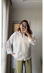 Santoria V Yaka Gömlek Beyaz (4957)