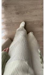 Selana Kırık Beyaz Pantolon