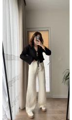 Selana Kırık Beyaz Pantolon