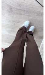 Sispanto Acı Kahve Çimalı Pantolon