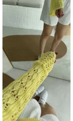 Sister Renkli Hırkalar Sarı