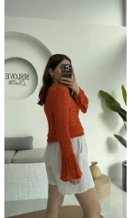 Sister Renkli Hırkalar Turuncu