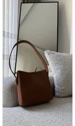 Stella Süet Kol Çantası Taba