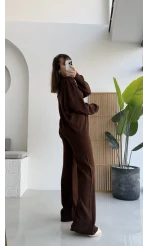Stellaa Triko Kahve Takım