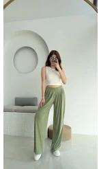 Suprm Modal Palazzo Pantolon Haki