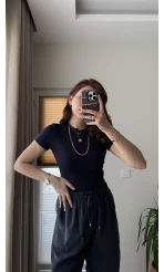 T-Shirt Oys Basic Lacivert Rengi