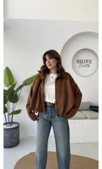 Taba Süet Ceket - Kod: 508230