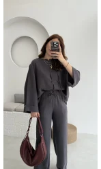 Takım Bennet Serisi Modal Kumaş Antrasit