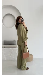 Takım Bennet Serisi Modal Kumaş Haki