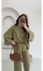 Takım Bennet Serisi Modal Kumaş Haki