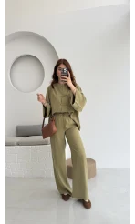 Takım Bennet Serisi Modal Kumaş Haki