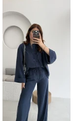 Takım Bennet Serisi Modal Kumaş Lacivert