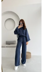 Takım Bennet Serisi Modal Kumaş Lacivert