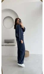 Takım Bennet Serisi Modal Kumaş Lacivert