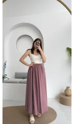 Tensel Modal Cepli Etek Gül Kurusu - 5002