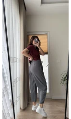 Tensel Jogger Pantolon Açık Antrasit