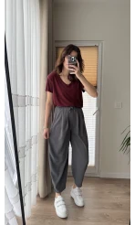 Tensel Jogger Pantolon Açık Antrasit