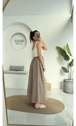 Tensel Modal Cepli Etek Vizon - 5002