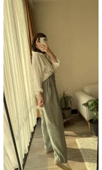 Tensel Modal Karışımlı Palazzo Pantolon