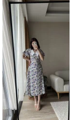 Tify Bebe Yaka Uzun Elbise