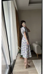 Tify Bebe Yaka Uzun Elbise