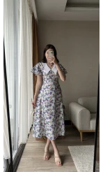 Tify Bebe Yaka Uzun Elbise