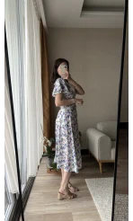 Tify Bebe Yaka Uzun Elbise