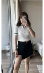 Tpshop Siyah Şort Etek