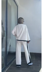 Triko Düğmeli Takım