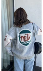 Triko Kolej Bomber Ceket