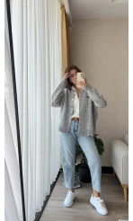 Triko Kolej Bomber Ceket