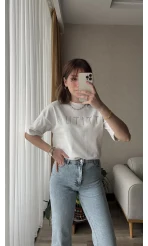 Twst Beyaz T-Shirt
