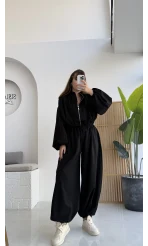 Ultra Premium Bomber Ceket Şalvar Takım Siyah Hot