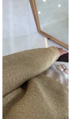 Uzun Kol Simli Crop Bluz - Gold - Kod: 2807