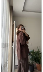 VAYS Tensel Gömlek - Acı Kahve - 2042