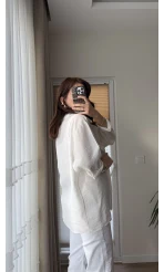 VAYS Tensel Gömlek - Beyaz - 2042