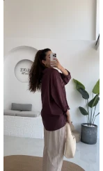 VAYS Tensel Gömlek - Mürdüm - 2042